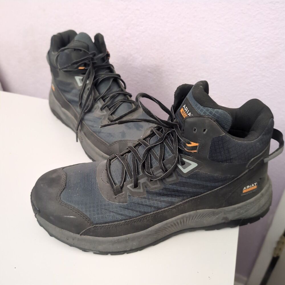 Ariat Outpace Shift Mid Composite Toe Work Shoe Mens size 13 D Black Work Shoe